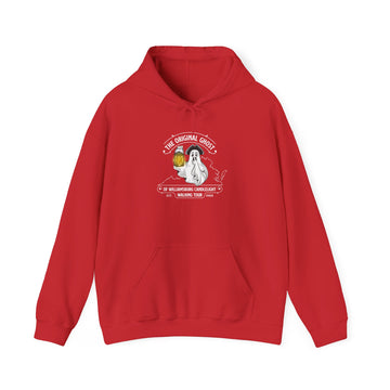 Experience the Haunting Charm of The Original Ghost of Williamsburg: Iconic Red Shirts with Logo