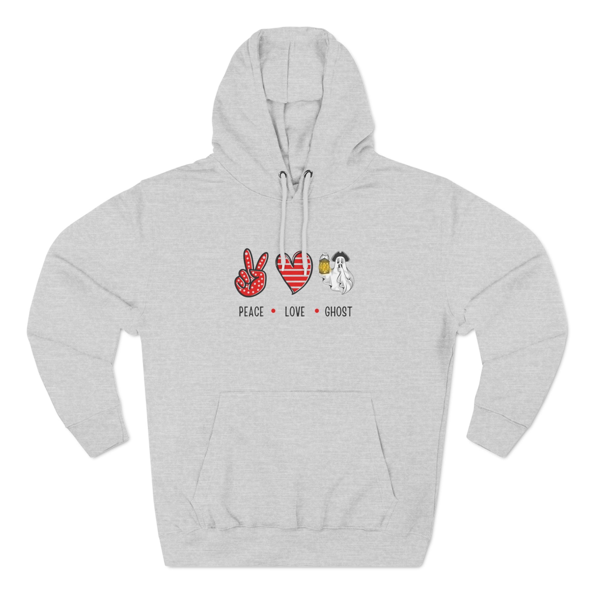 Three-Panel Fleece Hoodie